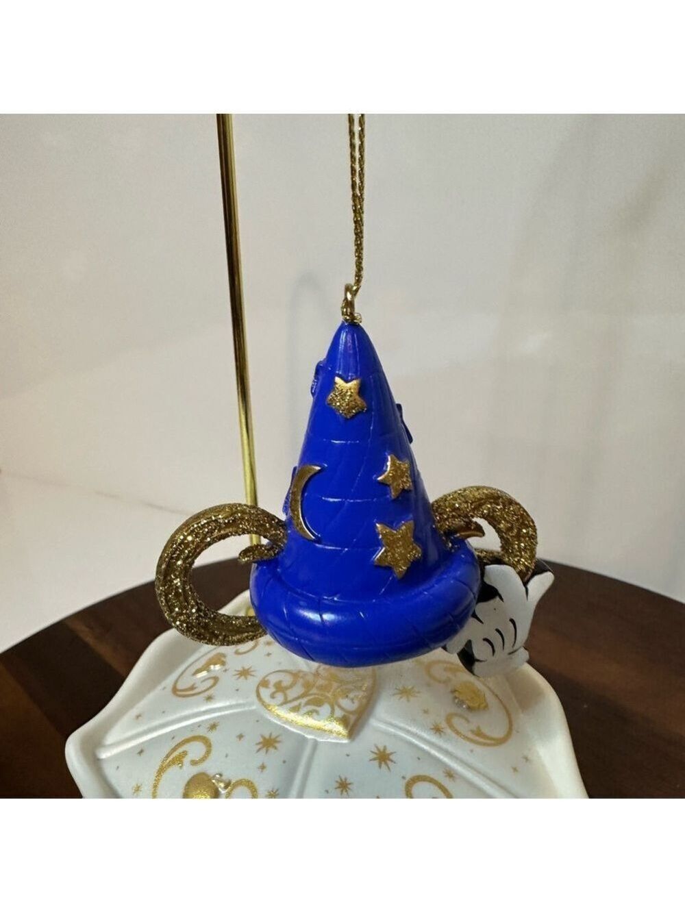 Disney Parks Sorcerer Mickey Wizard Hat – Disney 100 Ornament Blue & Gold